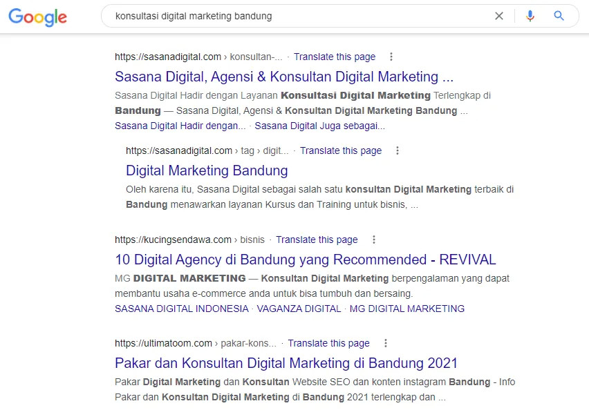 jenis digital marketing SEO (search engine optimization)